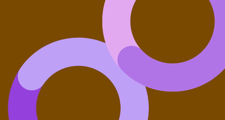 donuts mauve brown